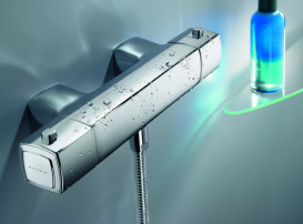 Змішувач для душа Kludi Q-Beo змішувач з термостатом хром 504000565