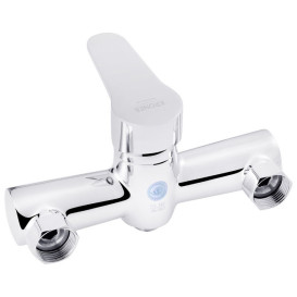 Змішувач для душу Kroner KRM Elbe-C050 з душовим гарнітуром хром CV017354