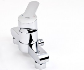 Смеситель для душа однорычажный Grohe BauEdge с обратным клапаном латунь хром 32821000