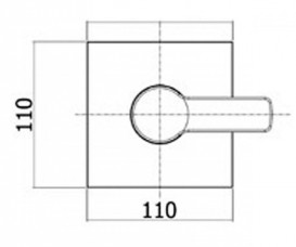 Змішувач для душа прихований (вбудований) Paffoni Red хром RED BOX010 CR
