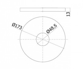 Смеситель для душа  скрытый (встраиваемый) Paffoni Candy хром CA BOX010 CR