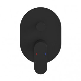 Смеситель для душа Ravak Chrome встраиваемый однорычажный черный X070433