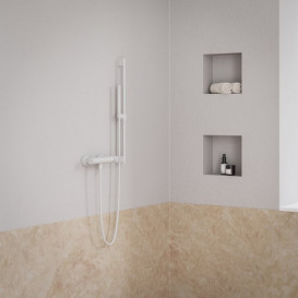 Смеситель для душа Ravak Eleganta однорычажный белый матовый X070257