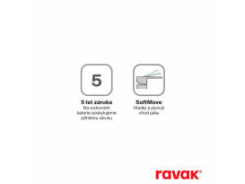 Змішувач для душу Ravak Eleganta із душовим гарнітуром графіт матовий X07S141