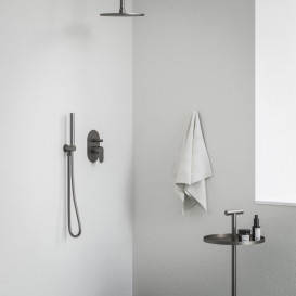 Змішувач для душу Ravak Eleganta вбудований одноважільний графіт матовий X070335