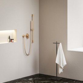 Змішувач для душу Ravak Eleganta одноважільний рожеве золото матове X070373