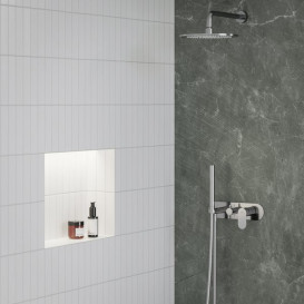 Змішувач для душу Ravak Eleganta на 2 споживача з душовим набором хром X070220