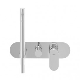 Змішувач для душу Ravak Eleganta на 2 споживача з душовим набором хром X070220