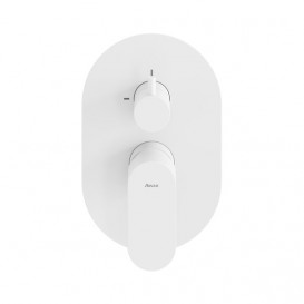 Смеситель для душа Ravak Eleganta встраиваемый на 2 потребителя белый матовый X070264