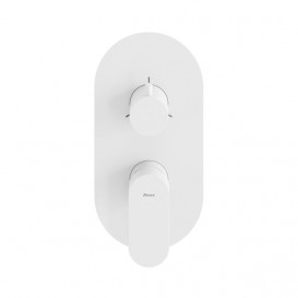 Смеситель для душа Ravak Eleganta встраиваемый на 3 потребителя белый матовый X070260