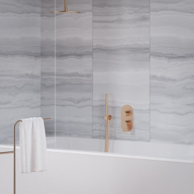 Змішувач для душу Ravak Eleganta вбудований на 3 споживачі рожеве золото матове X070371