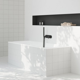 Змішувач для душу Ravak Espirit на 2 споживача з душовим набором чорний матовий X070287