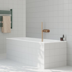 Смеситель для душа Ravak Espirit на 2 потребителя с душевым набором розовое золото матовое X070361