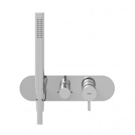 Смеситель для душа Ravak Espirit на 3 потребителя с душевым набором хром X070202