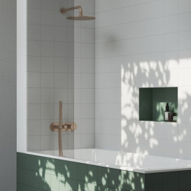 Смеситель для душа Ravak Espirit на 3 потребителя с душевым набором розовое золото матовое X070356