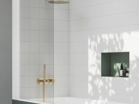 Смеситель для душа Ravak Espirit с душевым набором золото матовое X070606