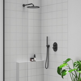 Змішувач для душу Ravak Espirit вбудований 2 споживача чорний матовий X070288