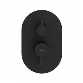 Смеситель для душа Ravak Espirit встраиваемый 2 потребителя черный матовый X070288