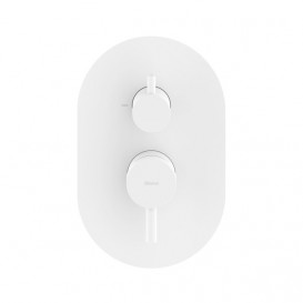 Смеситель для душа Ravak Espirit встраиваемый 2 потребителя белый матовый X070251