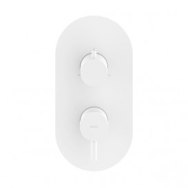 Смеситель для душа Ravak Espirit встраиваемый 3 потребителя белый матовый X070246