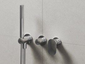 Змішувач для душу Ravak Spring SG 065.00+S з душовим набором хром X070534