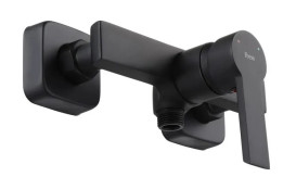 Змішувач для душу Rea Argus із душовим гарнітуром чорний матовий REA-B6406