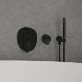 Смеситель для душа Villeroy & Boch Antao встраиваемый матовый черный TVT111001000K5