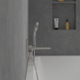 Смеситель для душа Villeroy & Boch Architectura Square встраиваемый матовый никель TVS12500300064