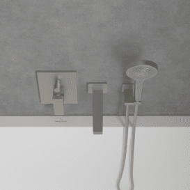 Смеситель для душа Villeroy & Boch Architectura Square встраиваемый матовый никель TVS12500300064