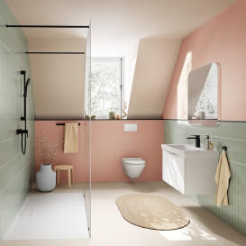 Смеситель для душа Villeroy & Boch Architectura Square однорычажный матовый черный TVS125001000K5