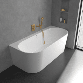 Смеситель для душа Villeroy & Boch Conum встраиваемый матовое золото TVT12700100076