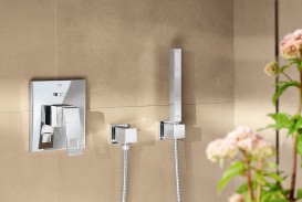 Змішувач для душа вбудовується Grohe Eurocube змішувач з перемикачем на два положення латунь хром 24062000