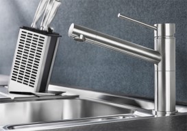 Змішувач для кухні Blanco Alta Compact змішувач нержавіюча сталь 517181
