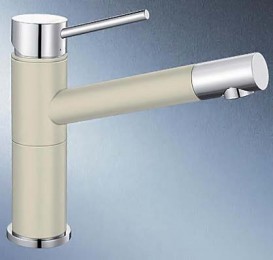 Смеситель для кухни Blanco Alta Compact однорычажный  хром/жасмин 515318