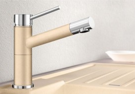 Змішувач для кухні Blanco Alta Compact змішувач хром / шампань 515319