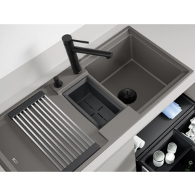 Смеситель для кухни Blanco ALTA II чёрный матовый 527538