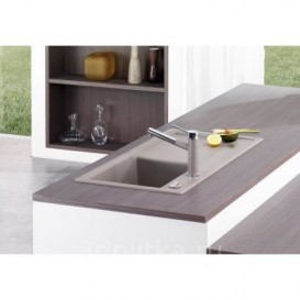 Смеситель для кухни Blanco Alta-S Compact однорычажный  хром/жемчужный 520730