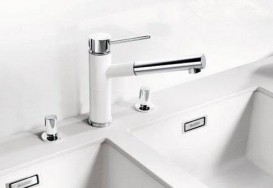 Змішувач для кухні Blanco Alta-S Compact змішувач хром / білий 515327