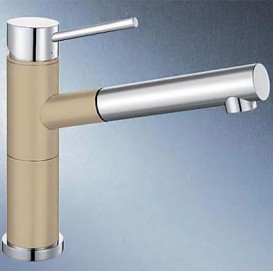 Смеситель для кухни Blanco Alta-S Compact однорычажный  хром/шампань 515329