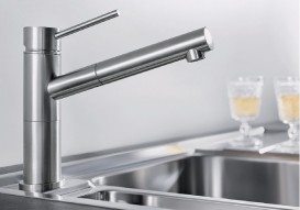 Змішувач для кухні Blanco ALTA-S Compact змішувач висувною виливши нержавіюча сталь 517182