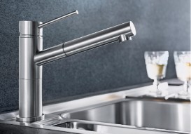 Змішувач для кухні Blanco ALTA-S Compact змішувач висувною виливши нержавіюча сталь 517182