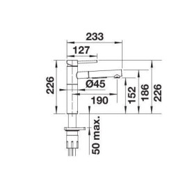Смеситель для кухни Blanco ALTA-S II белый 527552