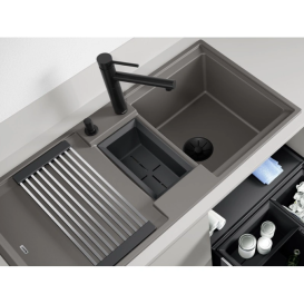 Смеситель для кухни Blanco ALTA-S II чёрный матовый 527553