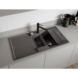 Смеситель для кухни Blanco ALTA-S II чёрный матовый 527553