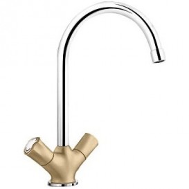 Смеситель для кухни Blanco Amona двухвентильный  хром/шампань 520774