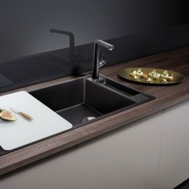 Змішувач для кухні Blanco Avona одноважільний антрацит 521268