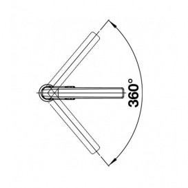 Змішувач для кухні Blanco Avona одноважільний сірий беж 521273