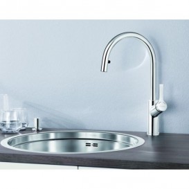 Смеситель для кухни Blanco Carena-S однорычажный  хром 520767