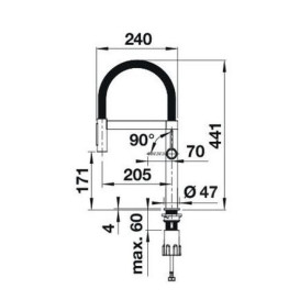 Змішувач для кухні Blanco CULINA-S II Mini Sensor PVD steel 527466