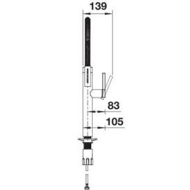 Смеситель для кухни Blanco CULINA-S II Sensor PVD steel 527462